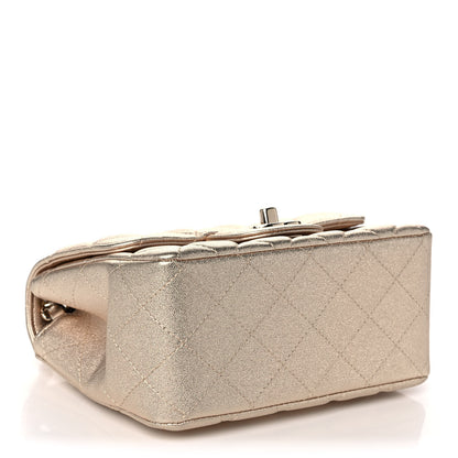 Chanel Metallic Lambskin Quilted Mini Square Flap Gold 3 of 10
