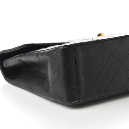 Chanel Lambskin Quilted XL Jumbo Single Flap Black 6 of 13