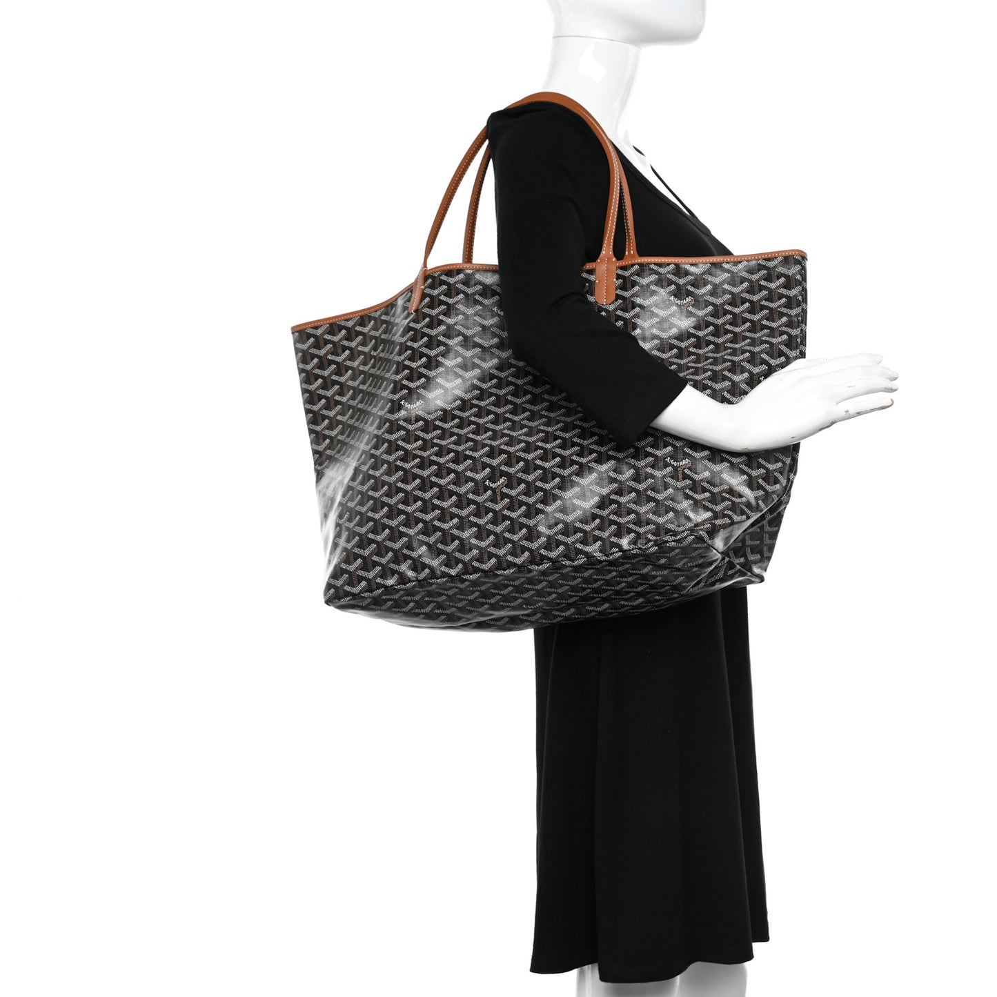 Goyardine Saint Louis GM Black Gold