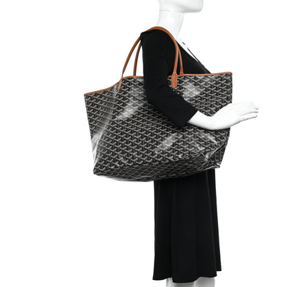 Goyard Goyardine Saint Louis GM Black Gold 2 of 11