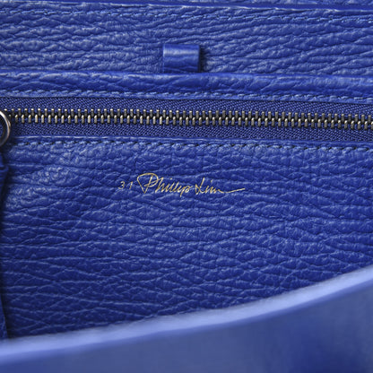 3.1 Phillip Lim 3.1 Textured Calfskin Mini Pashli Satchel Cobalt 6 of 14