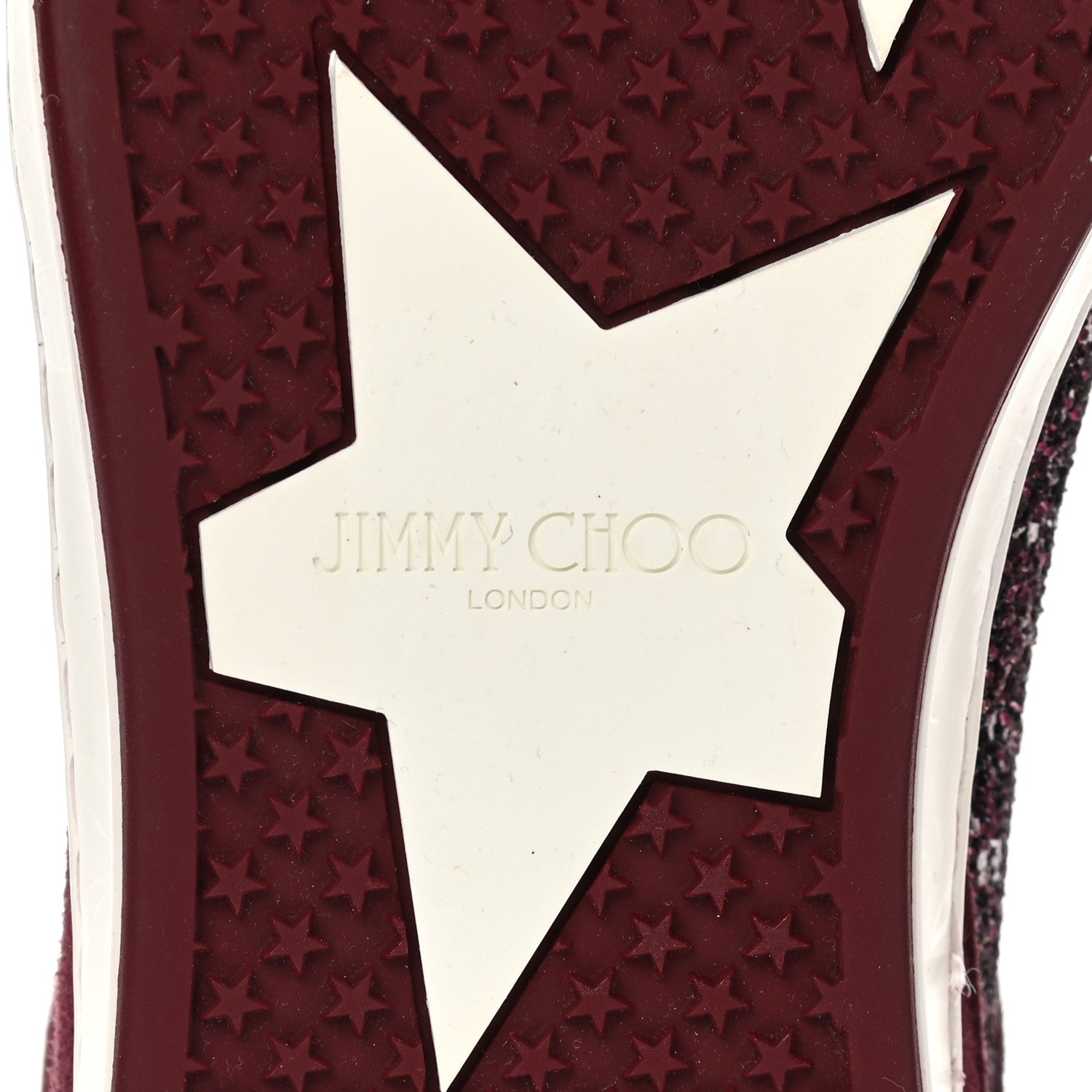 Jimmy Choo Glitter Miami Sneakers 36.5 Vino 6 of 10