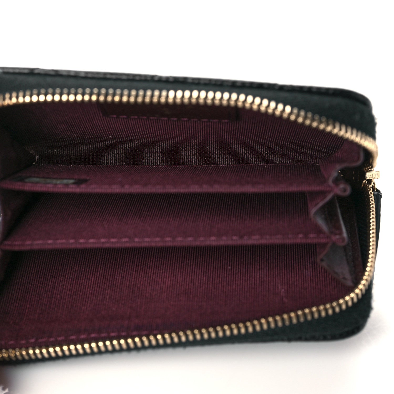 Chanel Caviar Quilted Zip Coin Purse Black 5 of 8