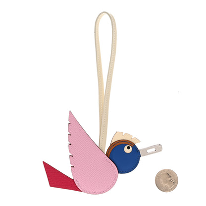 Hermes Epsom Swift Chevre Mysore Birdy Bag Charm Mauve Sylvestre Framboise Bleu Gold Nata Craie 2 of 5