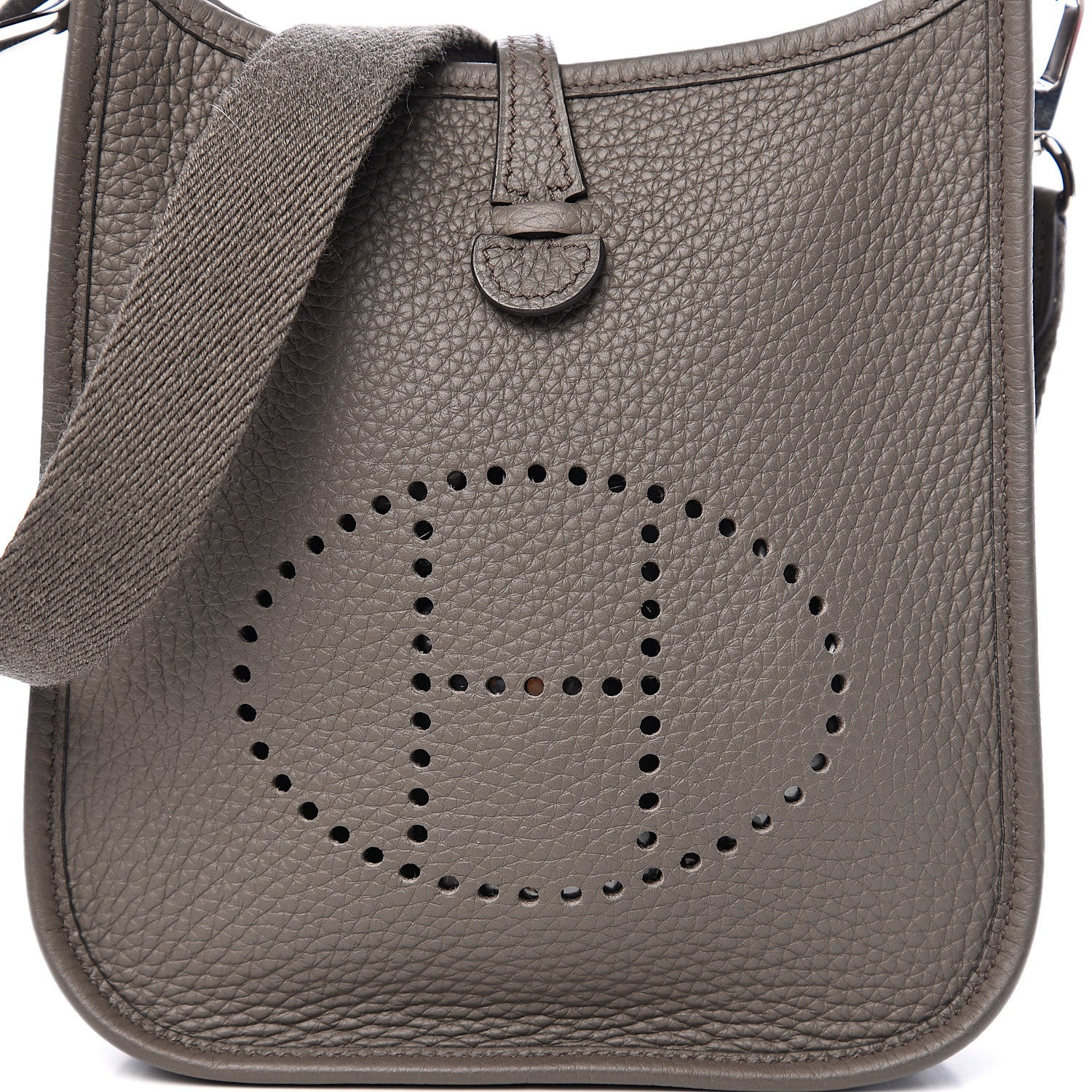 Hermes Taurillon Clemence Evelyne TPM Etain 9 of 10
