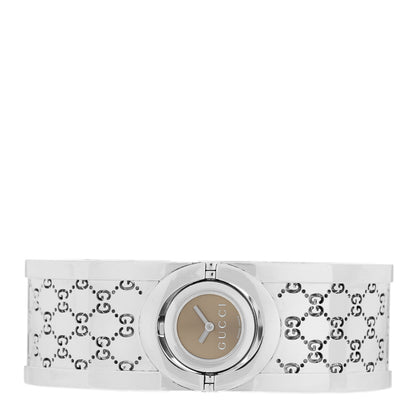 Gucci Stainless Steel 23mm Twirl Quartz Watch Brown 2 of 5
