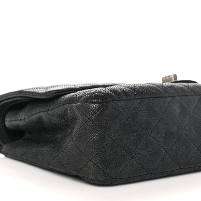 Chanel Washed Caviar Quilted 2.55 Reissue 225 Bijoux Chain Flap Black 9 of 15
