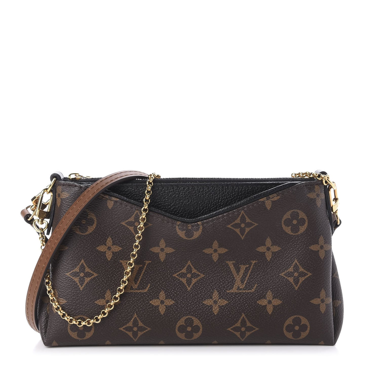 Monogram Pallas Clutch Black