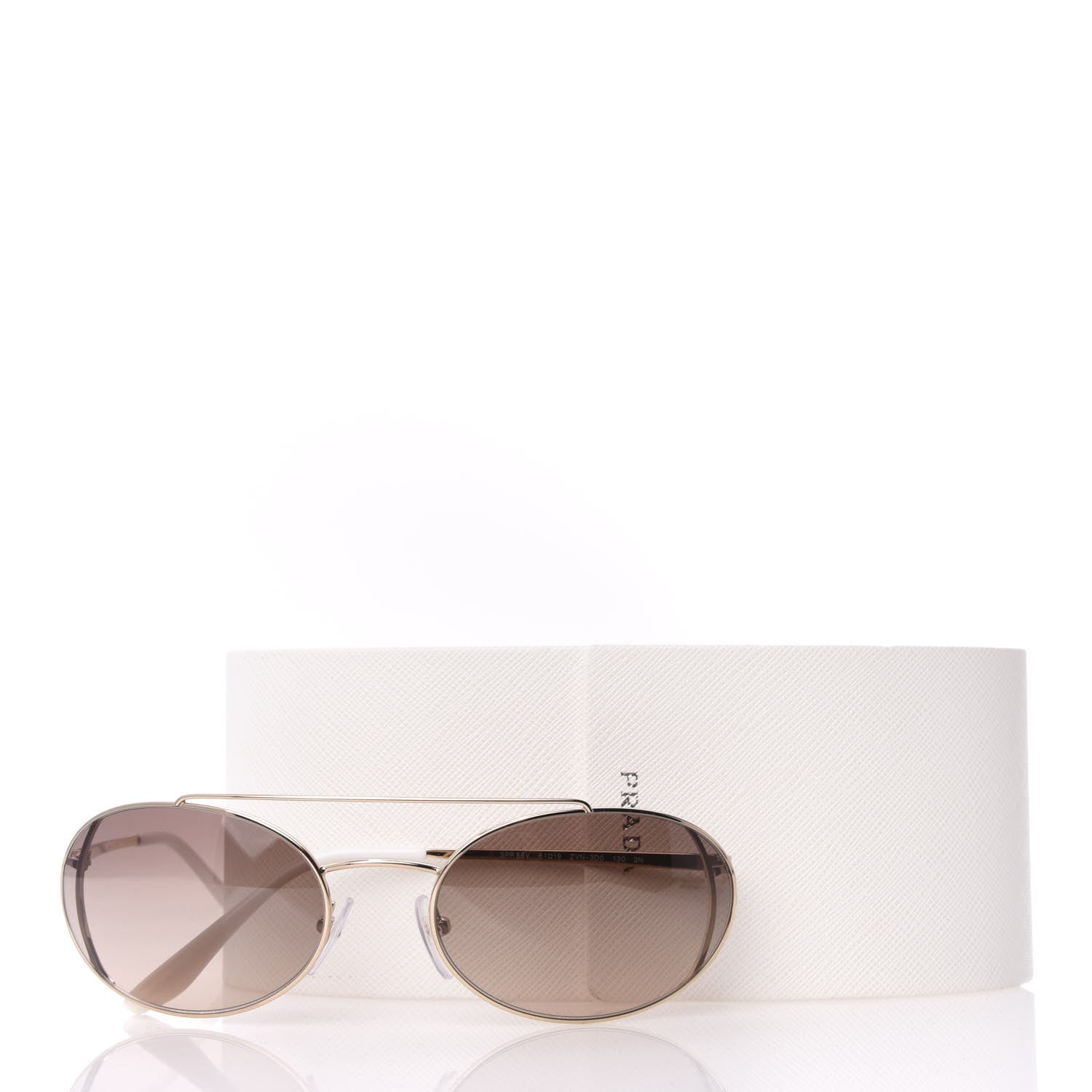 Prada Metal Sunglasses SPR 66V Gold 8 of 8