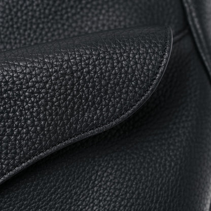 Christian Dior Grained Calfskin Saddle Soft Bag Black 12 of 15
