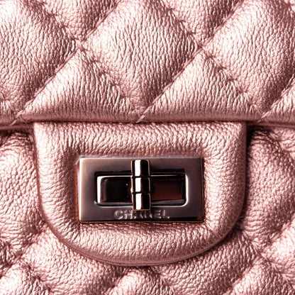 Chanel Metallic Grained Calfskin Quilted 2.55 Reissue Mini Flap Copper Pink 10 of 11