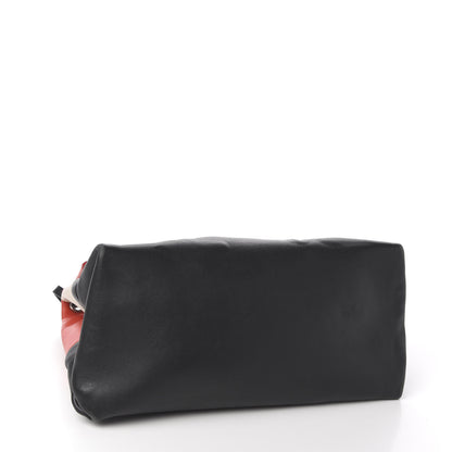 Celine Calfskin All Soft Shoulder Bag Vermillion 3 of 11
