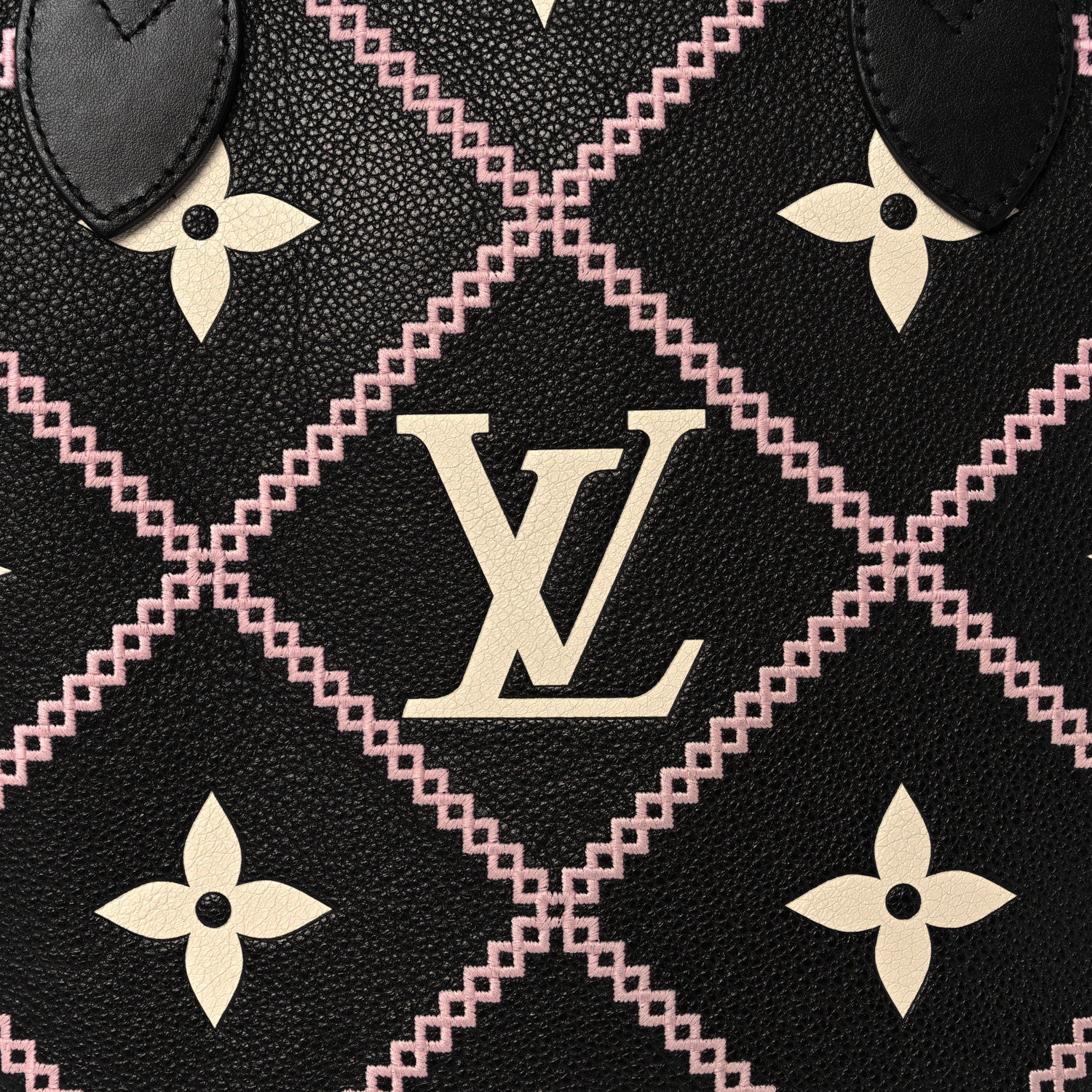 Louis Vuitton Empreinte Monogram Giant Broderies Neverfull MM Black 8 of 11
