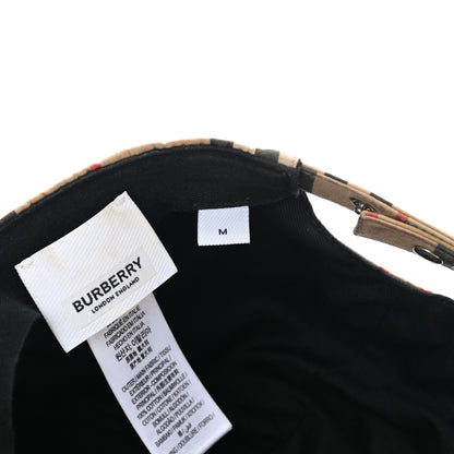 Burberry Cotton Vintage Check Monogram Baseball Hat M Archive Beige 9 of 11