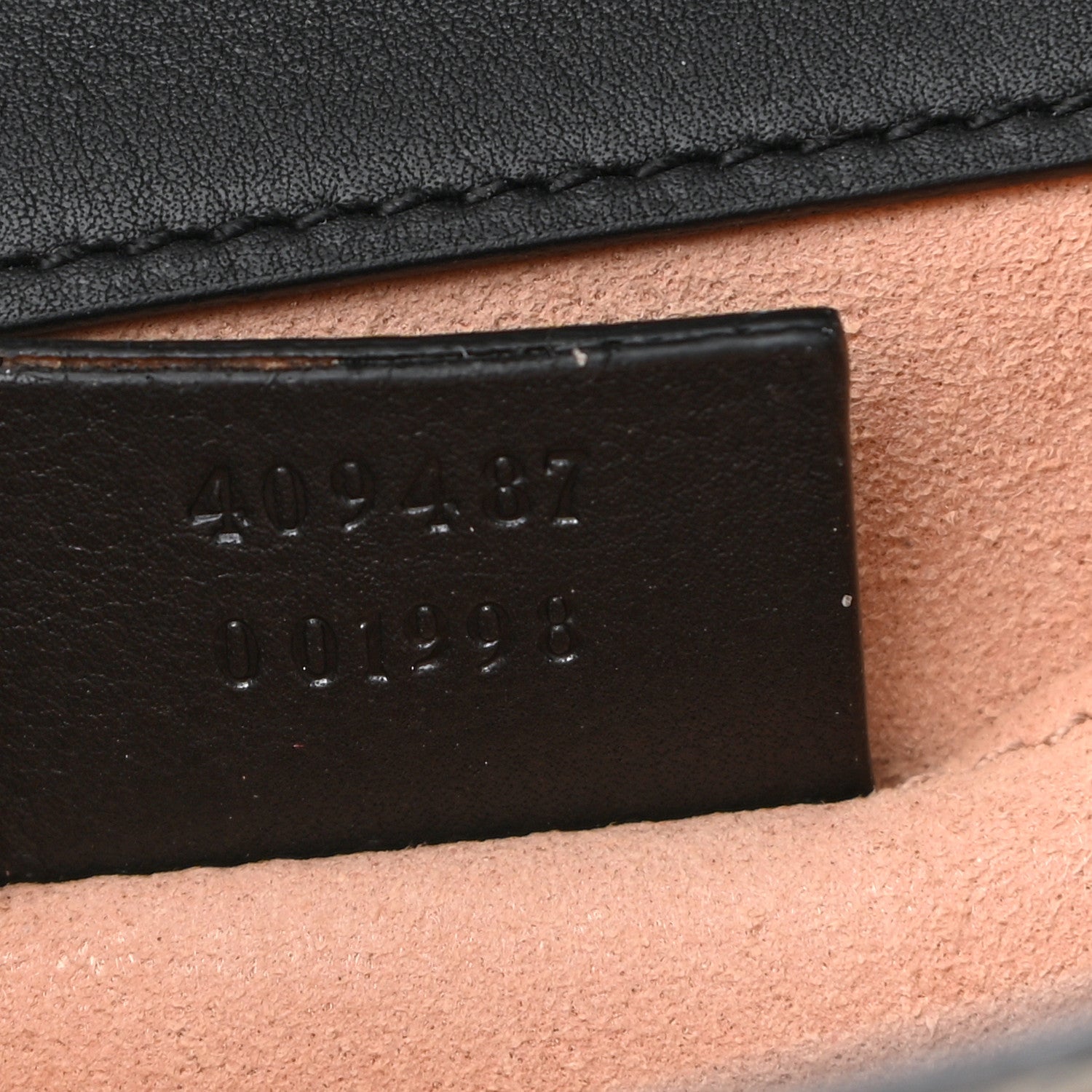 Gucci GG Supreme Monogram Bees Small Padlock Shoulder Bag Black 7 of 10