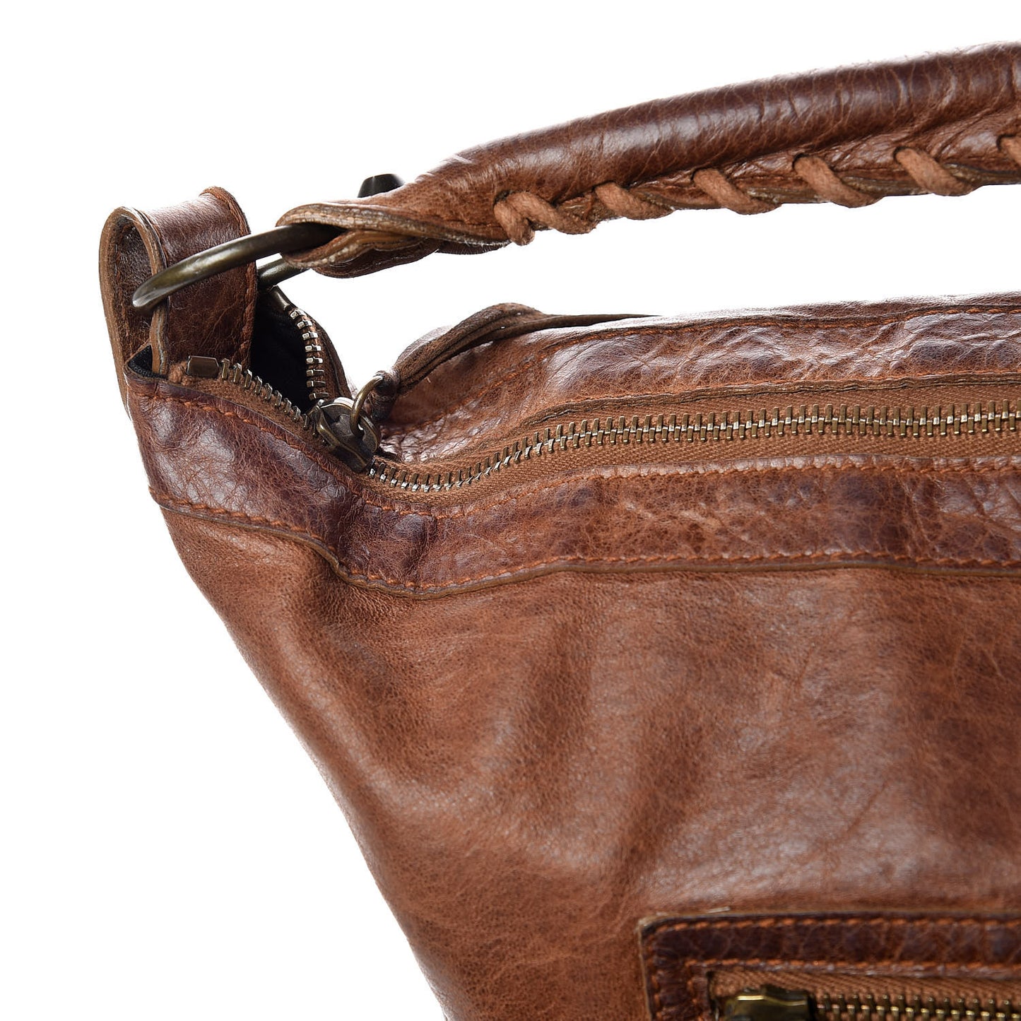 Agneau Classic Hardware Day Hobo Sienna