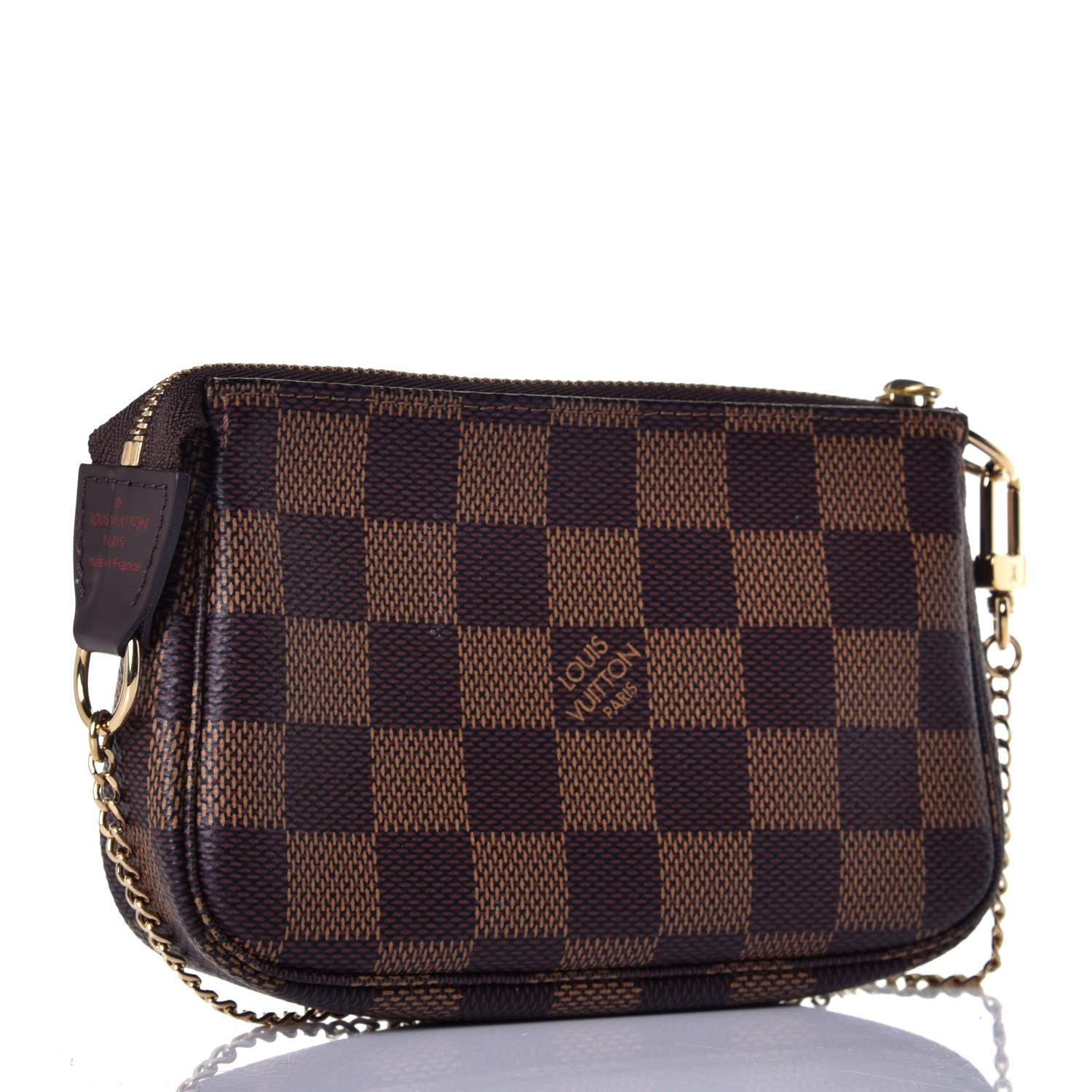 Louis Vuitton Damier Ebene Mini Pochette Accessories 3 of 9