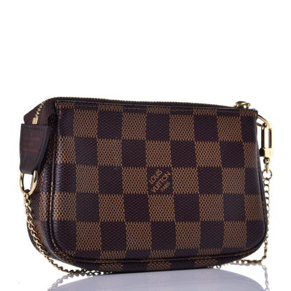 Louis Vuitton Damier Ebene Mini Pochette Accessories 3 of 9