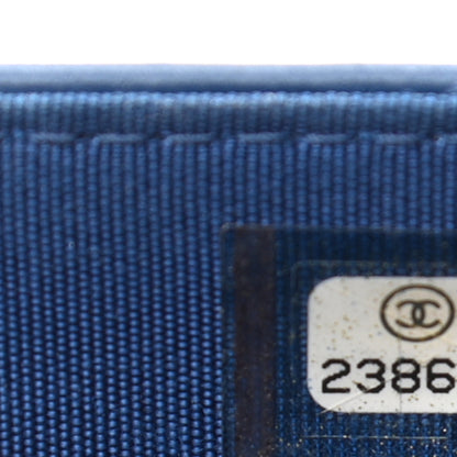 Chanel Lambskin Quilted Trendy CC Wallet On Chain WOC Blue 8 of 12