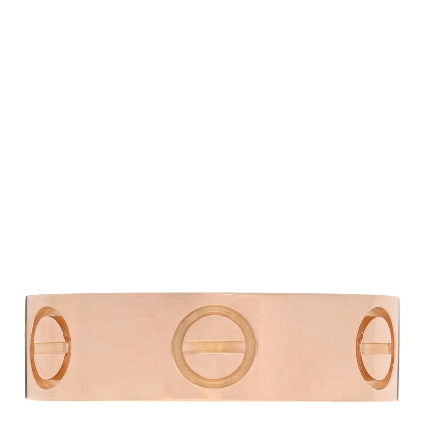 18K Pink Gold 5.5mm LOVE Ring 51 5.75