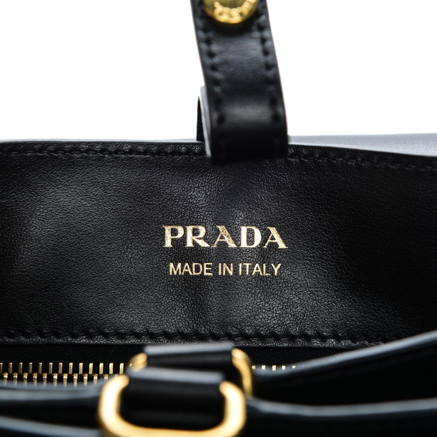 Prada Saffiano Cuir Calf Corsaire Bag Nero Black 6 of 7