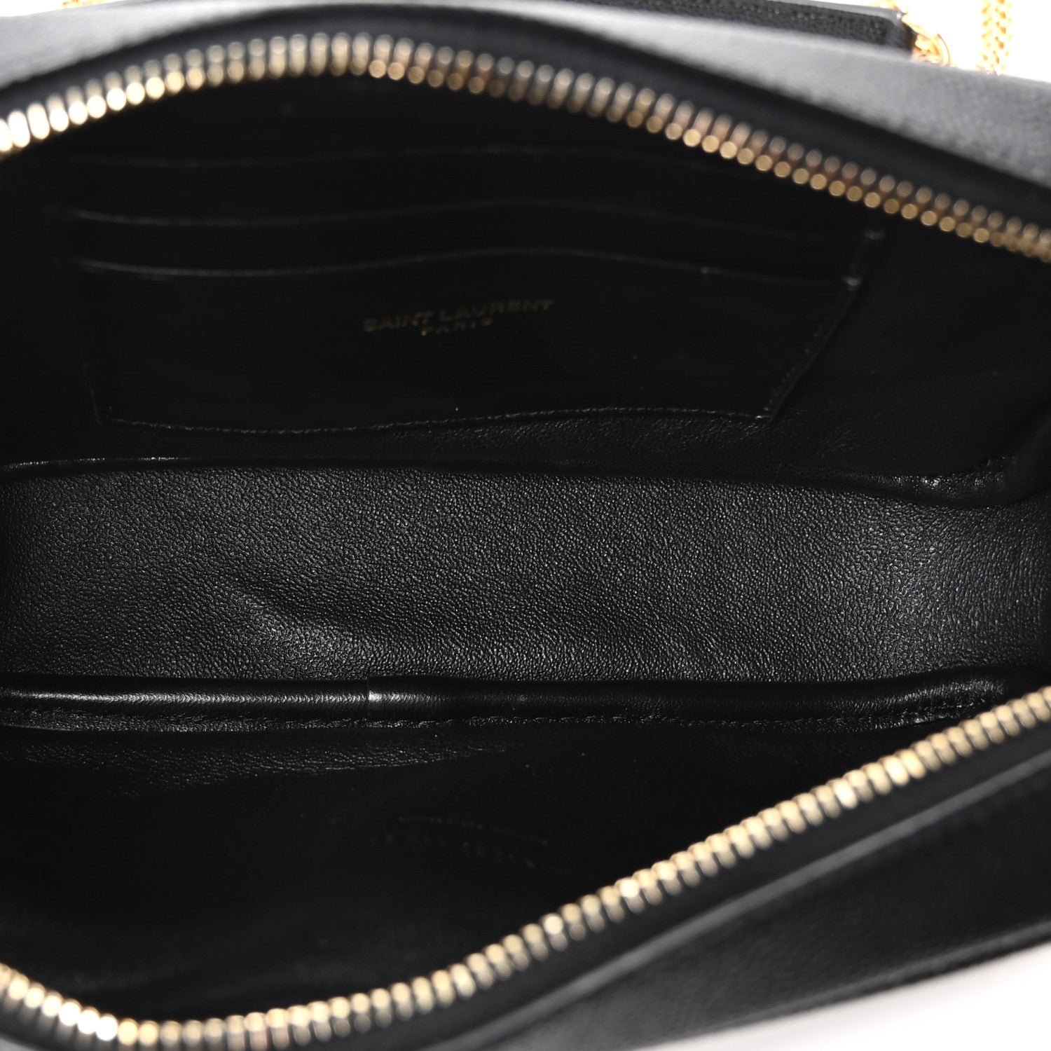Saint Laurent Grain De Poudre Matelasse Monogram Mini Lou Camera Bag Black 5 of 11
