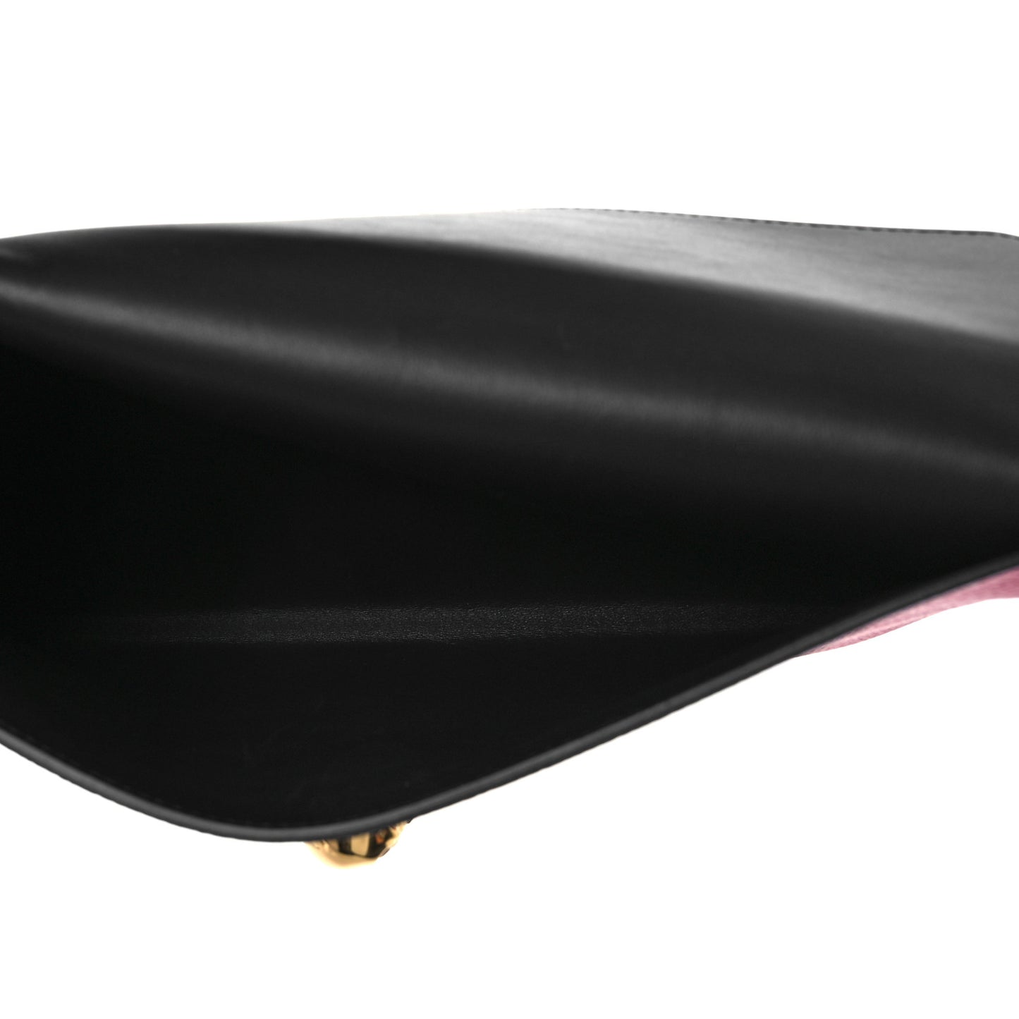 Calfskin Skull Envelope Clutch Red