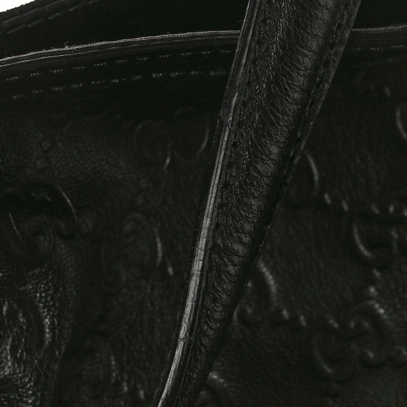 Gucci Guccissima Large Full Moon Tote Black 11 of 11