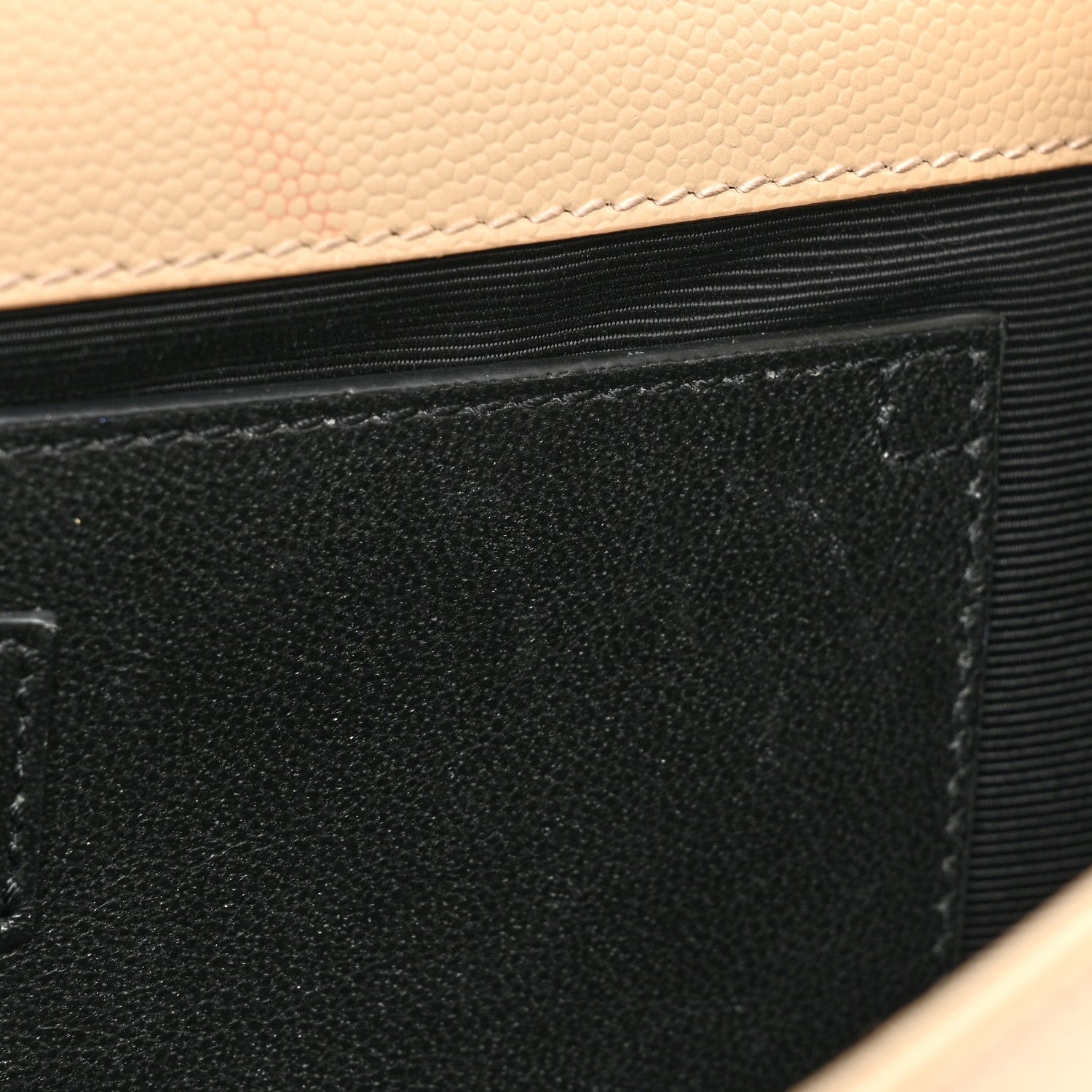 Saint Laurent Grain De Poudre Medium Monogram Kate Satchel Nude Powder 10 of 17