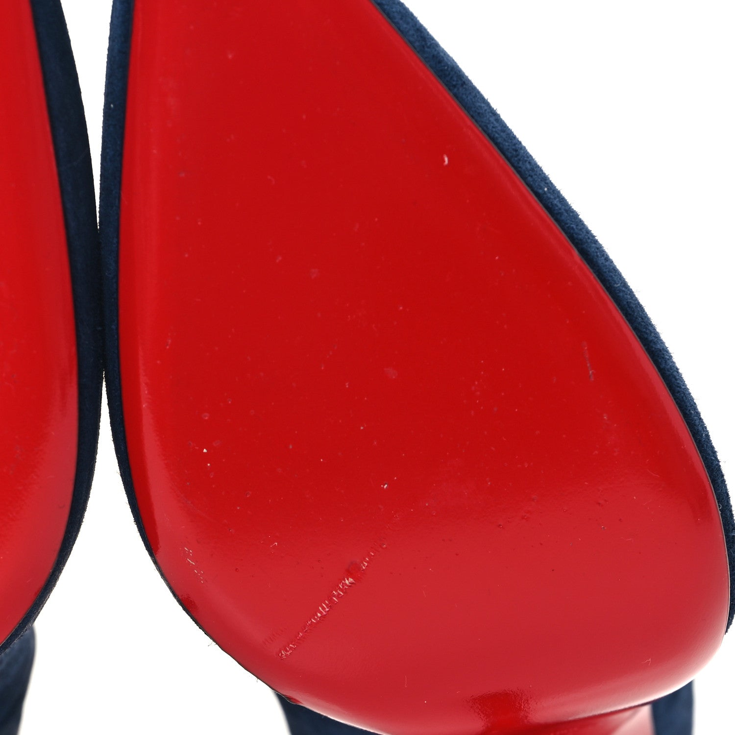Christian Louboutin Veau Velours So Kate 120 Pumps 40.5 Navy 8 of 9