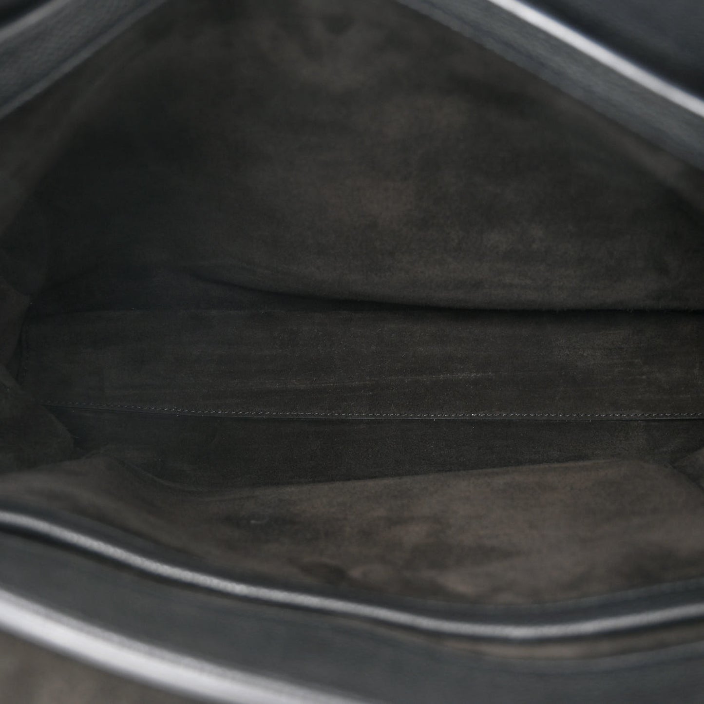 Grained Calfskin Large Soft 16 Bag Black