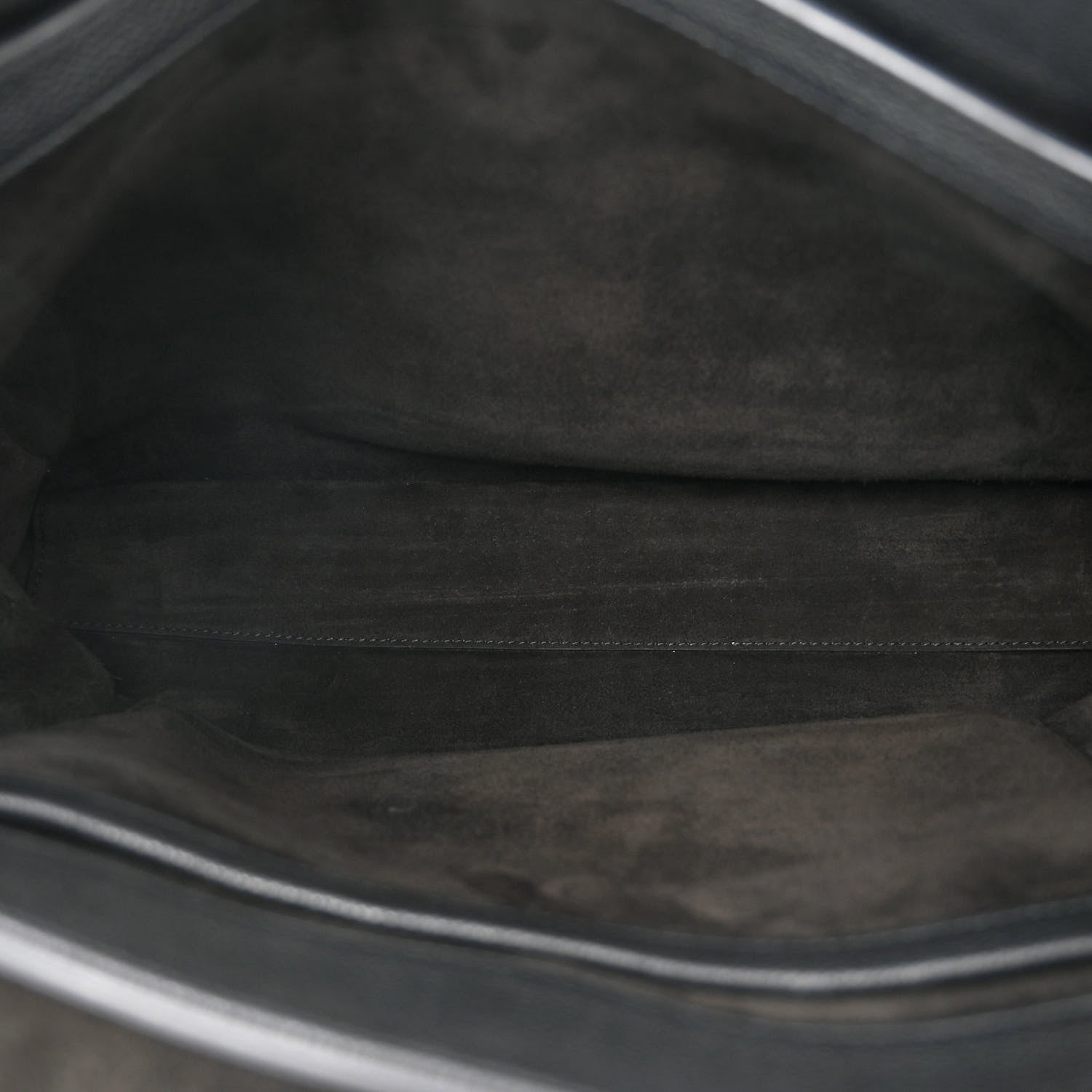 Celine Grained Calfskin Large Soft 16 Bag Black 6 of 11