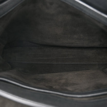 Celine Grained Calfskin Large Soft 16 Bag Black 6 of 11