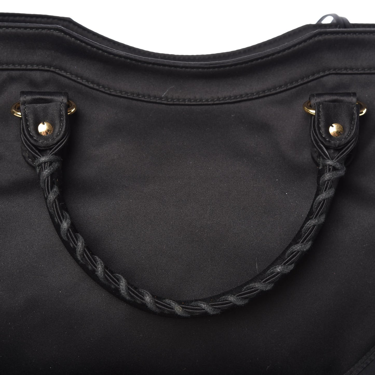 Satin Classic Gold Hardware City Black