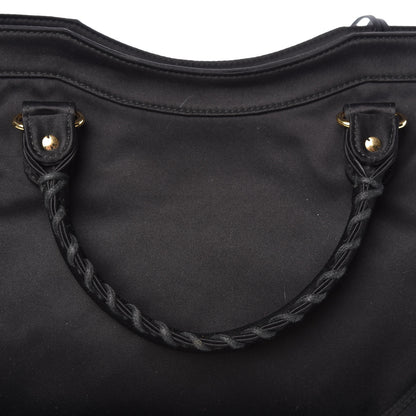 Balenciaga Satin Classic Gold Hardware City Black 11 of 11