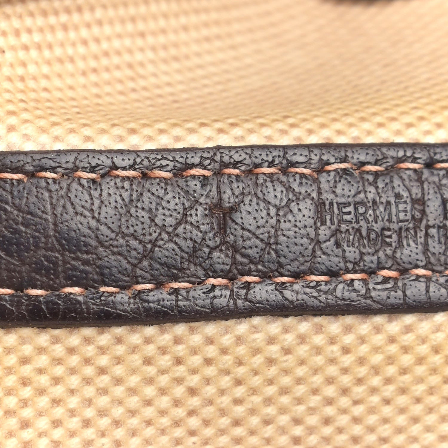 Hermes Toile Buffle Gala Garden Party Tote 36 MM Marron Fonce 8 of 12