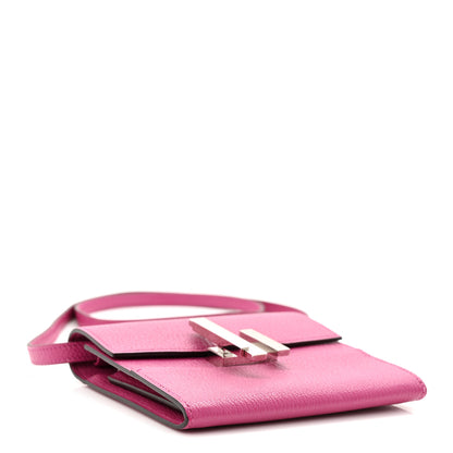 Hermes Chevre Mysore Mini Cinhetic Wallet Rose Pourpre 5 of 11