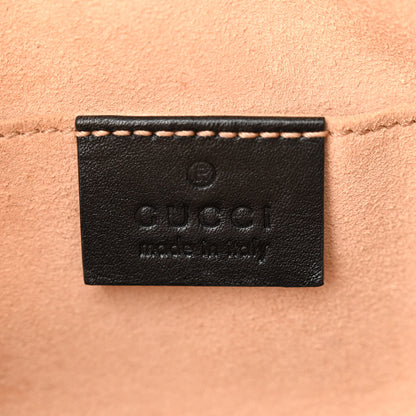 Gucci Calfskin Matelasse GG Marmont Belt Bag 95 38 Black 6 of 11