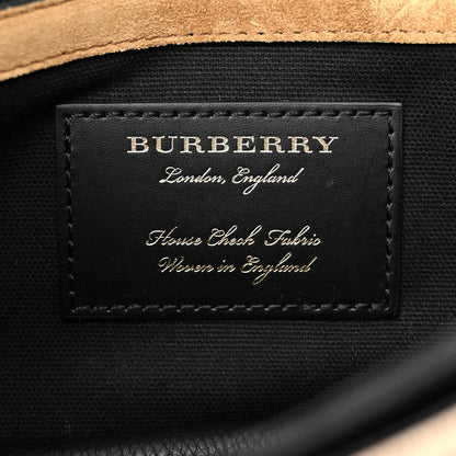 Burberry Derby Calfskin House Check Small Macken Crossbody Bag Black 7 of 12