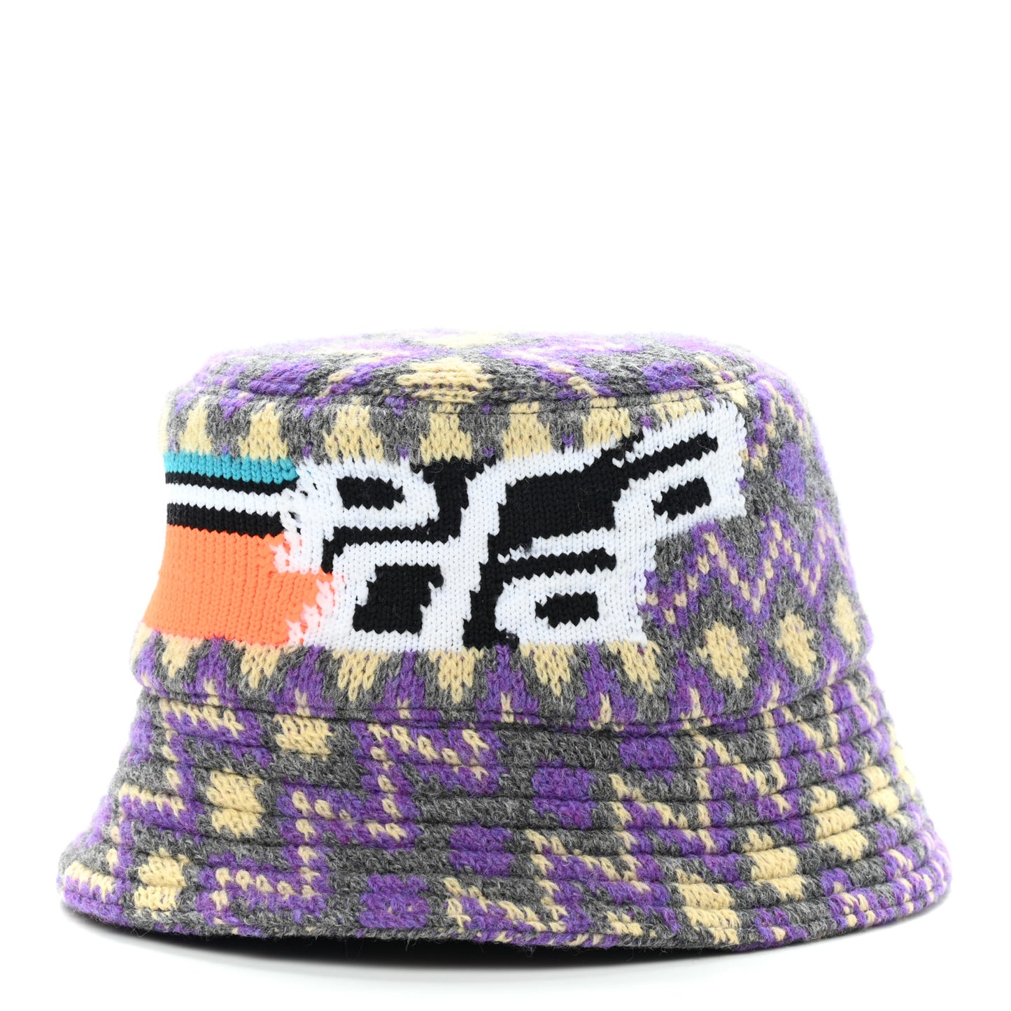 Shetland Chevron Racing Logo Womens Bucket Hat S Grigio