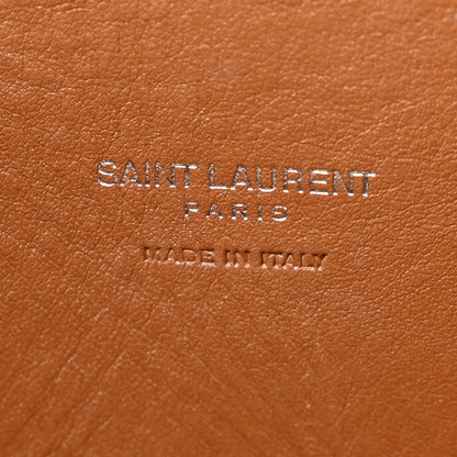 Saint Laurent Grained Calfskin Topstitch Small Classic Sac De Jour Taupe 7 of 14