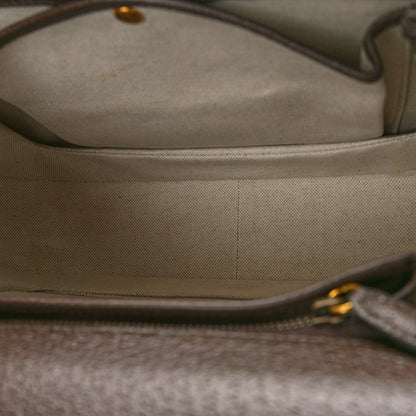 Gucci Canvas Calfskin 100 Centennial Music Medium Bamboo 1947 Top Handle Bag Multicolor 6 of 11