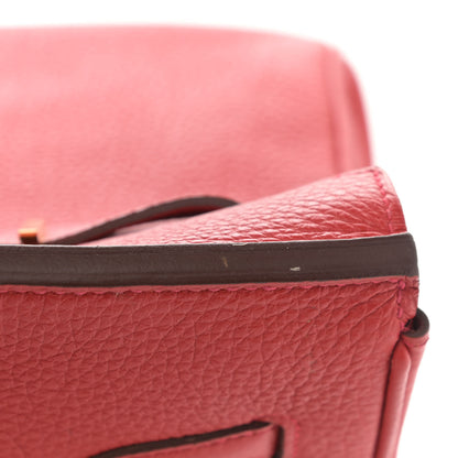 Hermes Togo Birkin 35 Rouge Casaque 15 of 18
