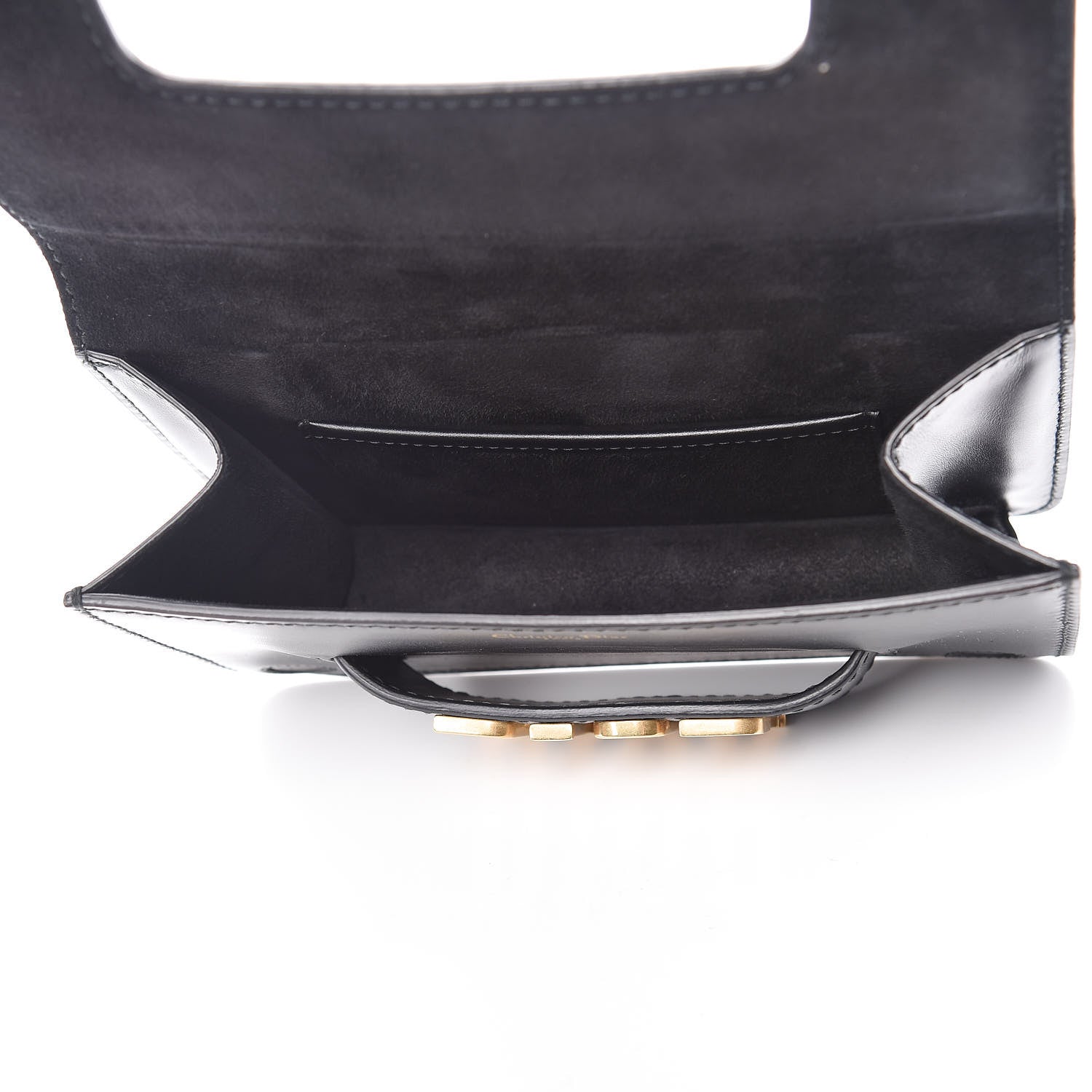 Christian Dior Smooth Calfskin Dio(r)evolution Flap Clutch Black 5 of 11