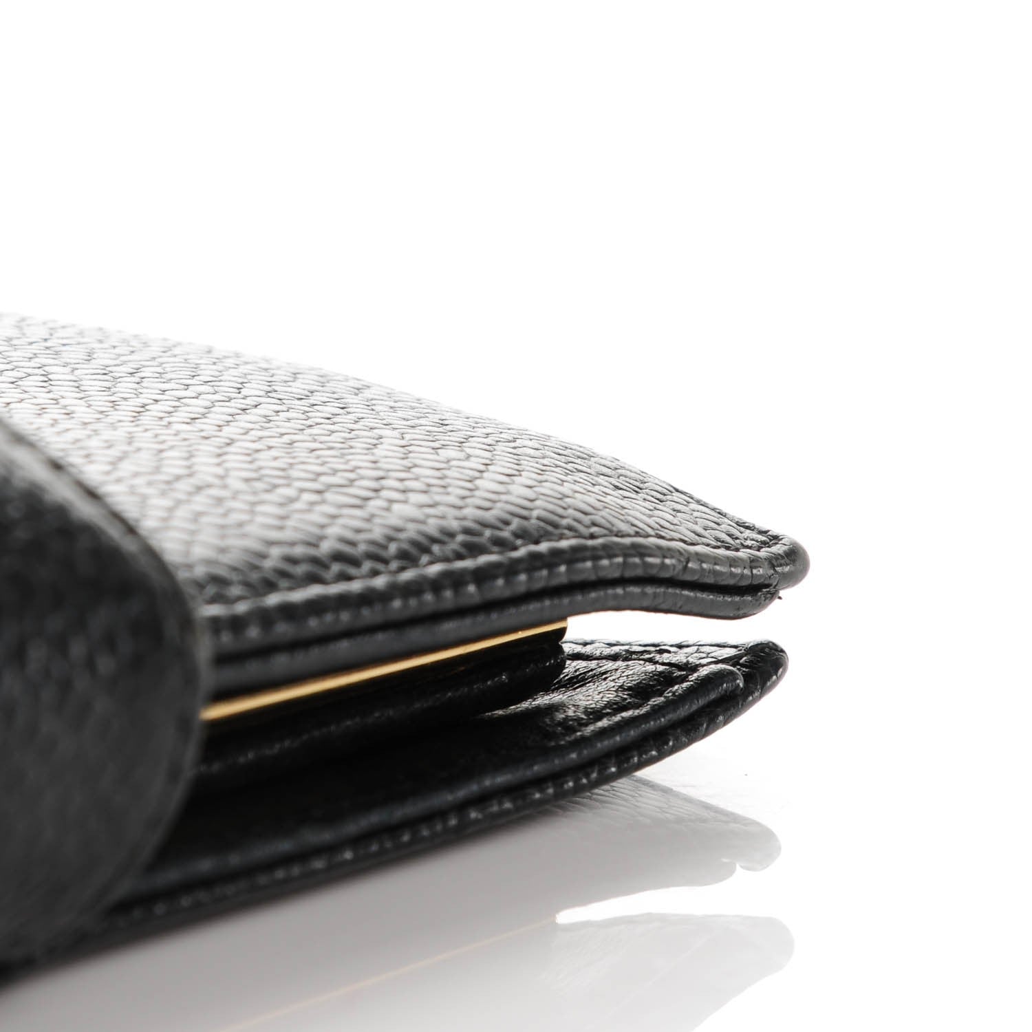 Chanel Caviar Timeless CC French Wallet Black 10 of 10
