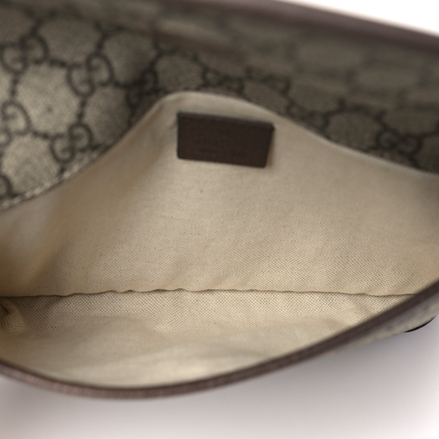 Gucci GG Supreme Monogram Neo Vintage Web Belt Bag Brown 5 of 9