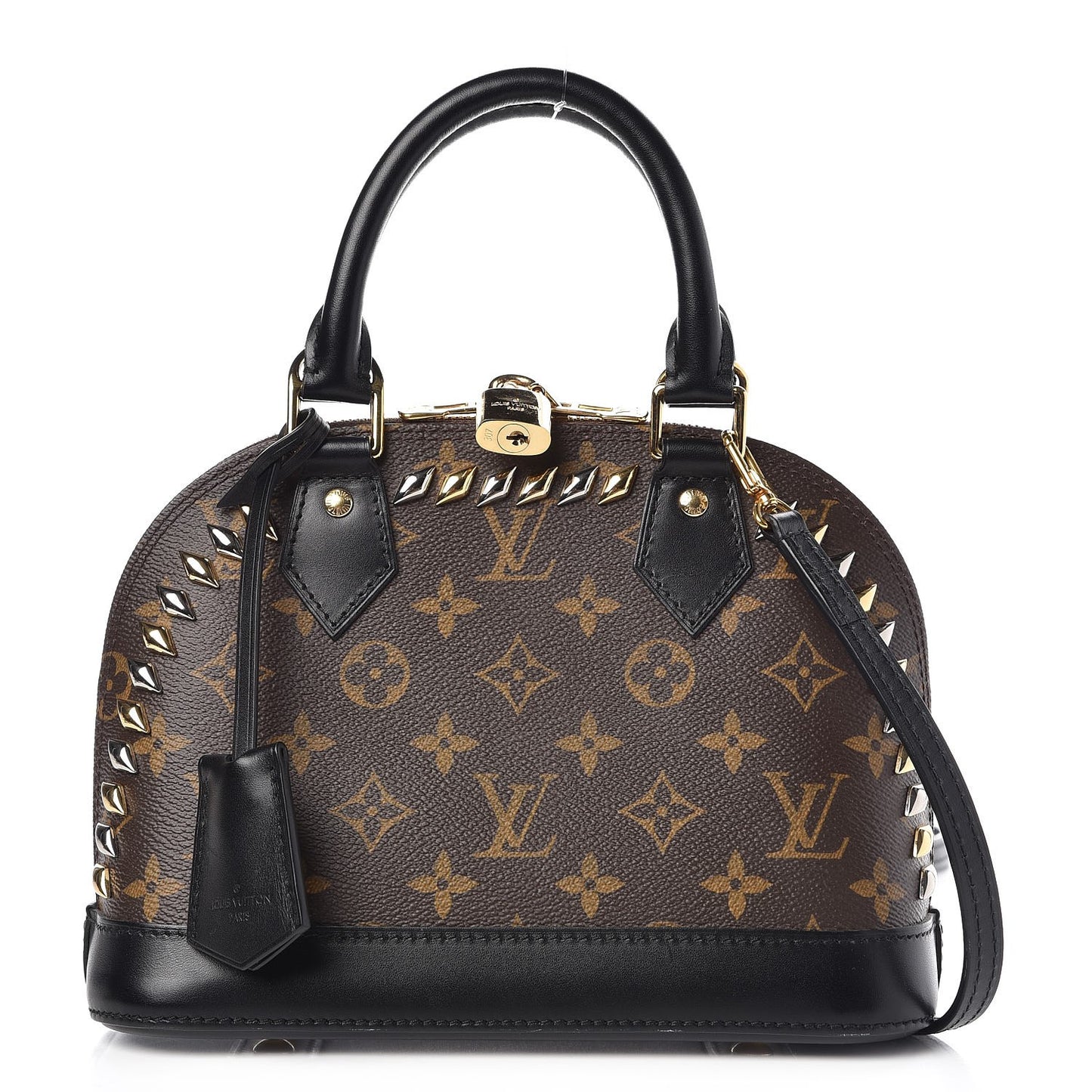 Monogram Macassar Studded Alma BB