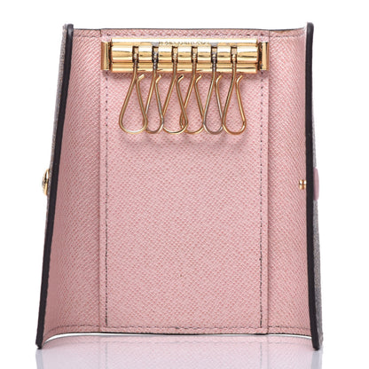 Louis Vuitton Damier Ebene Multicles 6 Key Holder Rose Ballerine 5 of 10