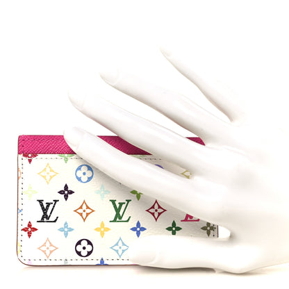 Louis Vuitton LV X TM Monogram Multicolor Card Holder Kawaii Pink 2 of 8