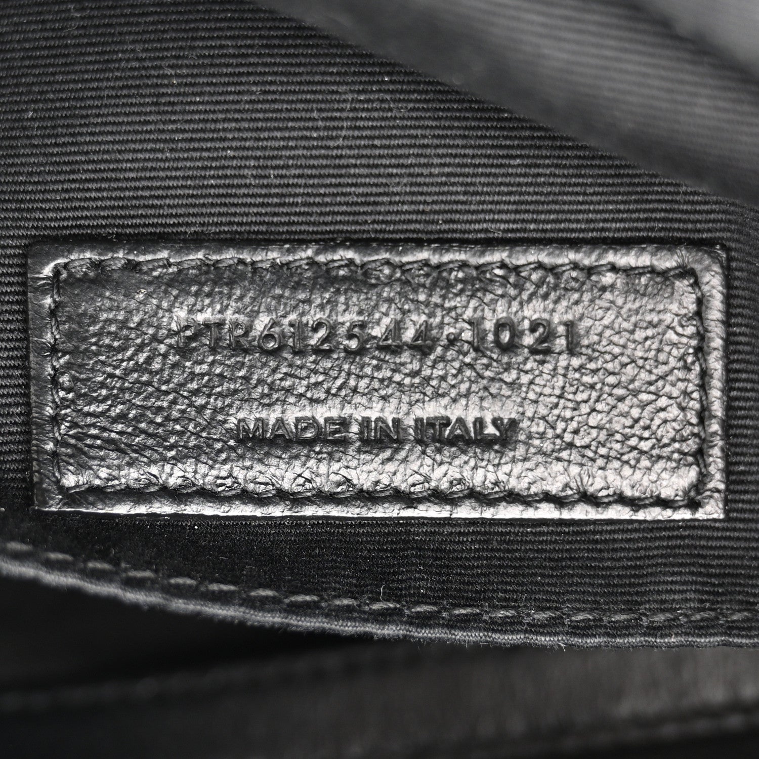Saint Laurent Calfskin Matelasse Monogram Lou Camera Bag Black 7 of 10